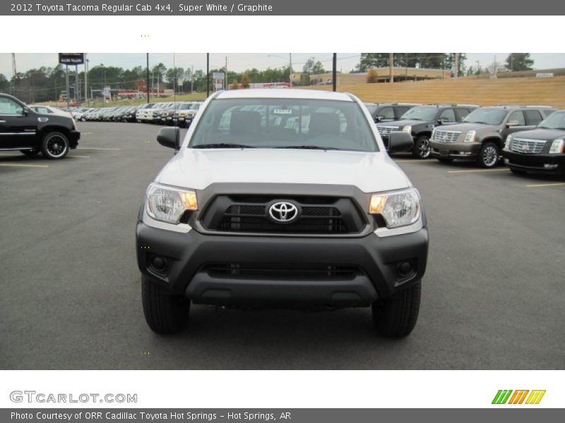 Super White / Graphite 2012 Toyota Tacoma Regular Cab 4x4