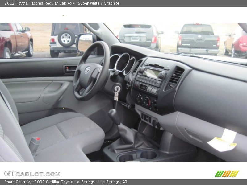 Super White / Graphite 2012 Toyota Tacoma Regular Cab 4x4