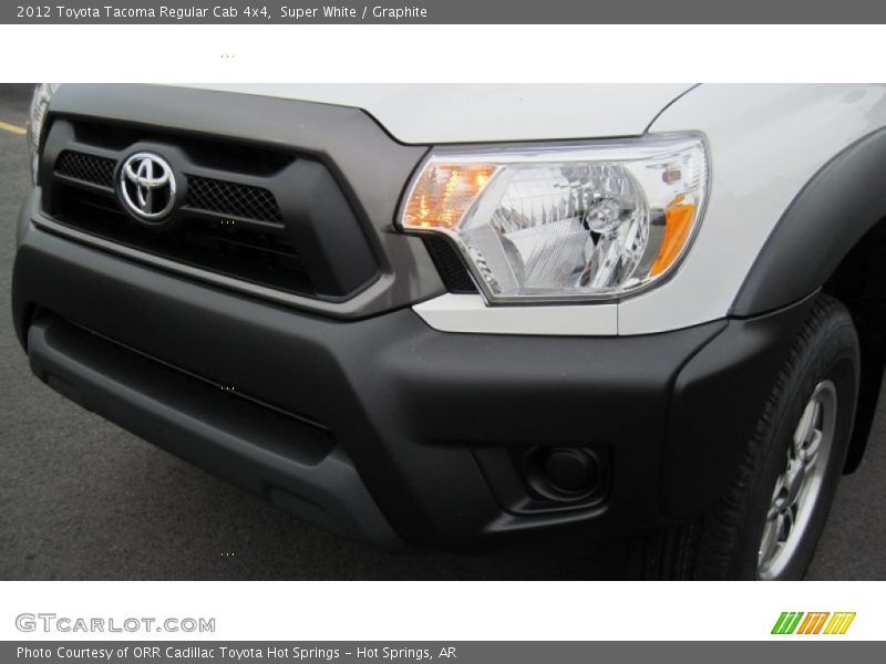 Super White / Graphite 2012 Toyota Tacoma Regular Cab 4x4
