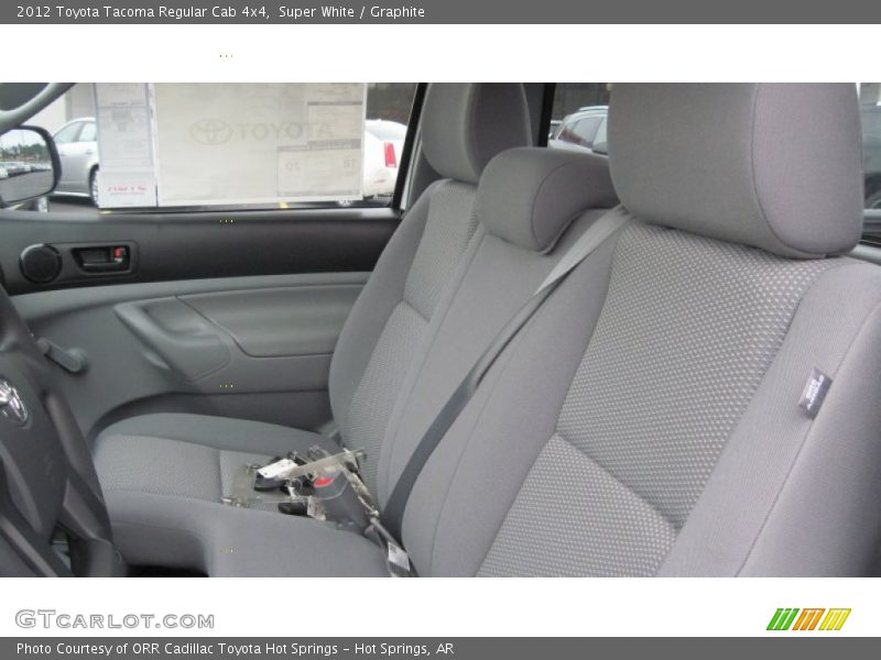 Super White / Graphite 2012 Toyota Tacoma Regular Cab 4x4