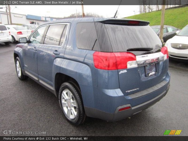 Steel Blue Metallic / Jet Black 2012 GMC Terrain SLE AWD