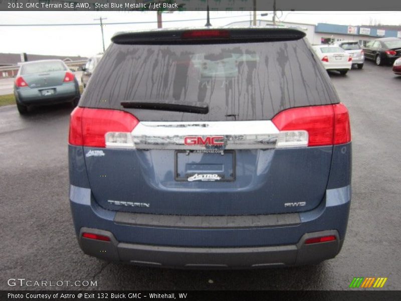 Steel Blue Metallic / Jet Black 2012 GMC Terrain SLE AWD