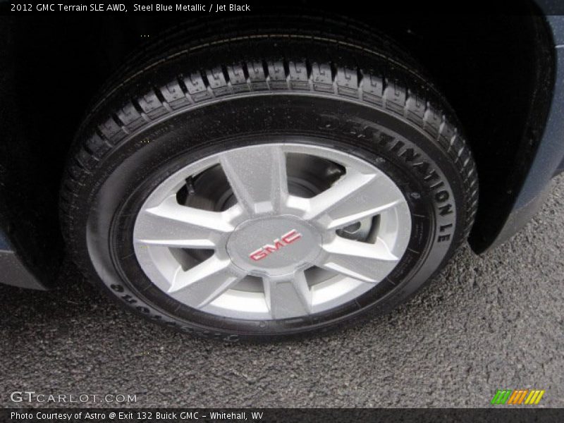 Steel Blue Metallic / Jet Black 2012 GMC Terrain SLE AWD
