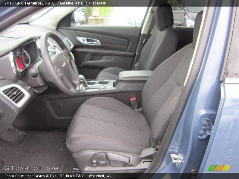 Steel Blue Metallic / Jet Black 2012 GMC Terrain SLE AWD