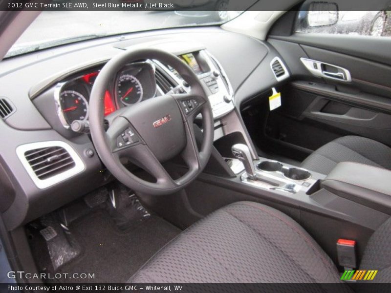 Steel Blue Metallic / Jet Black 2012 GMC Terrain SLE AWD