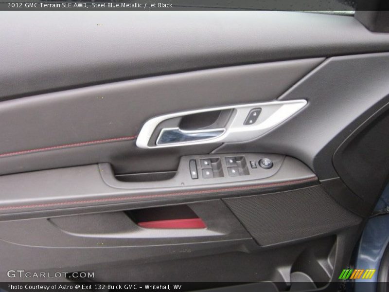 Steel Blue Metallic / Jet Black 2012 GMC Terrain SLE AWD