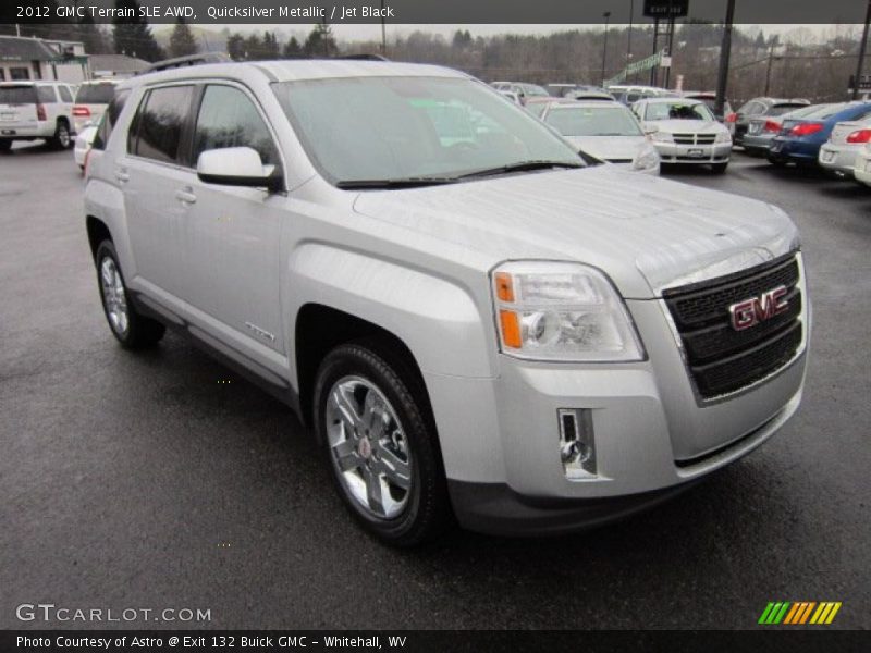 Quicksilver Metallic / Jet Black 2012 GMC Terrain SLE AWD