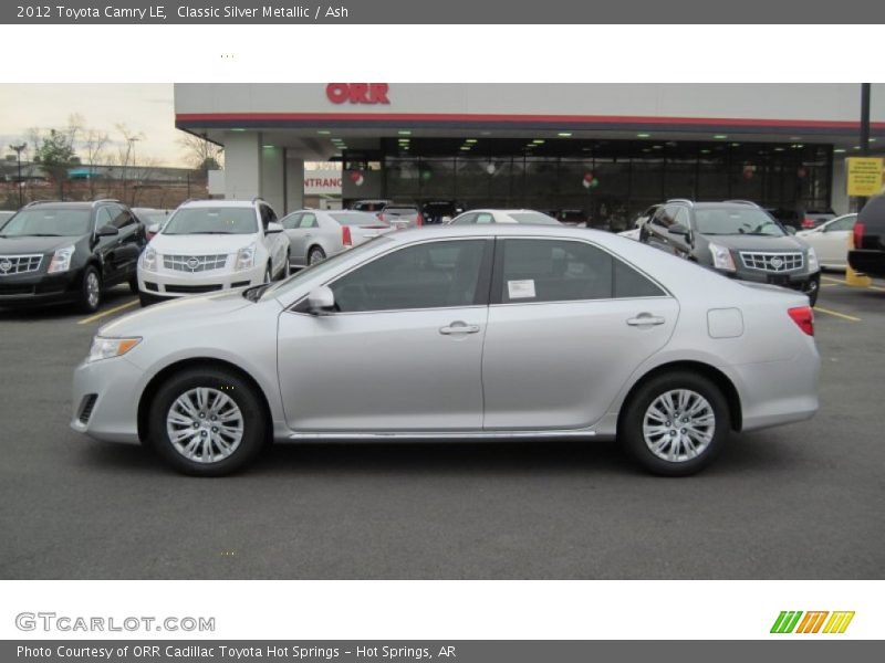 Classic Silver Metallic / Ash 2012 Toyota Camry LE