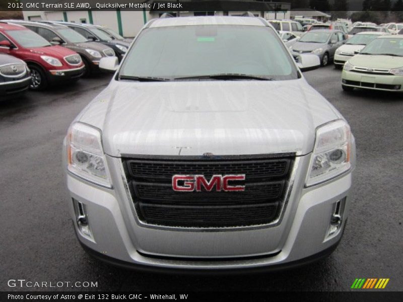 Quicksilver Metallic / Jet Black 2012 GMC Terrain SLE AWD