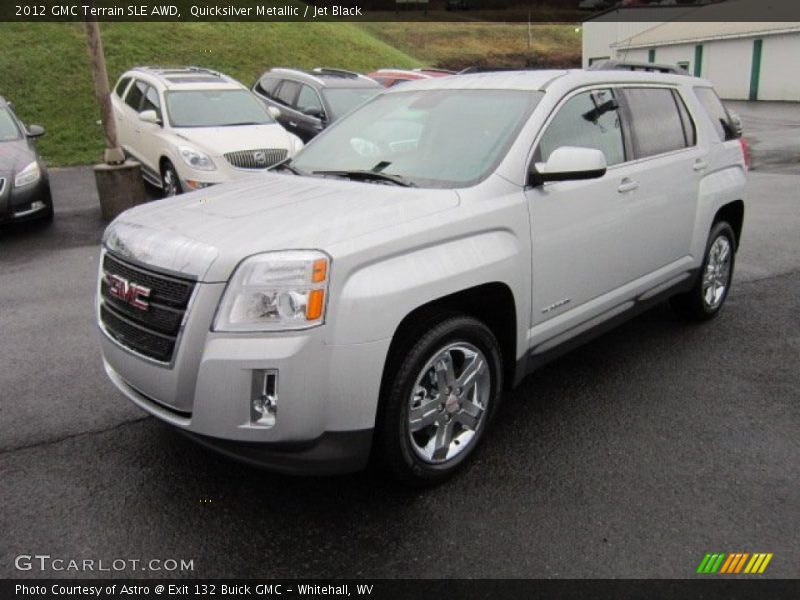 Quicksilver Metallic / Jet Black 2012 GMC Terrain SLE AWD