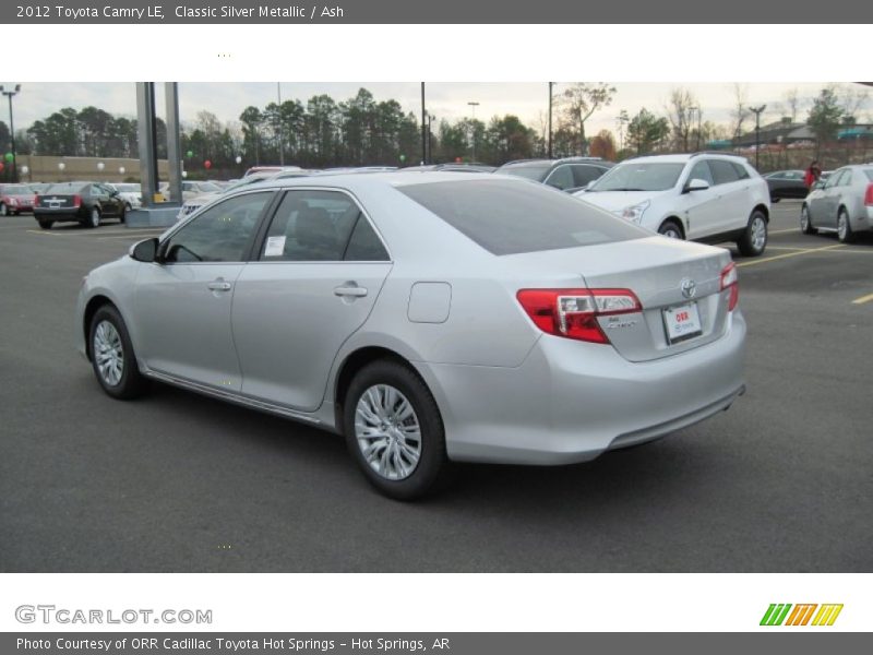 Classic Silver Metallic / Ash 2012 Toyota Camry LE