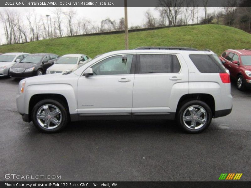 Quicksilver Metallic / Jet Black 2012 GMC Terrain SLE AWD