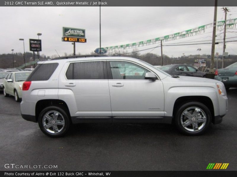 Quicksilver Metallic / Jet Black 2012 GMC Terrain SLE AWD