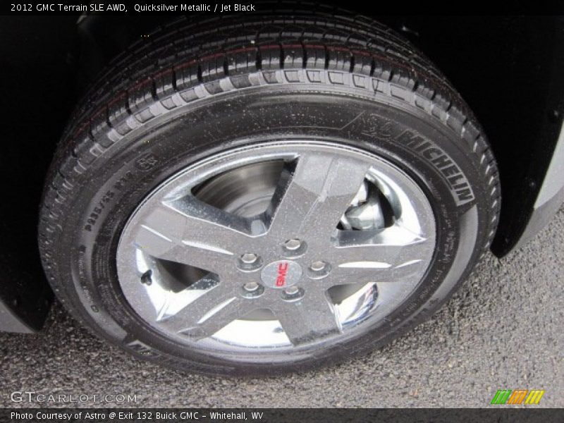 Quicksilver Metallic / Jet Black 2012 GMC Terrain SLE AWD