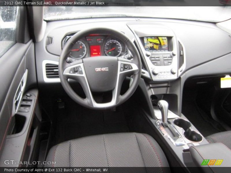 Quicksilver Metallic / Jet Black 2012 GMC Terrain SLE AWD