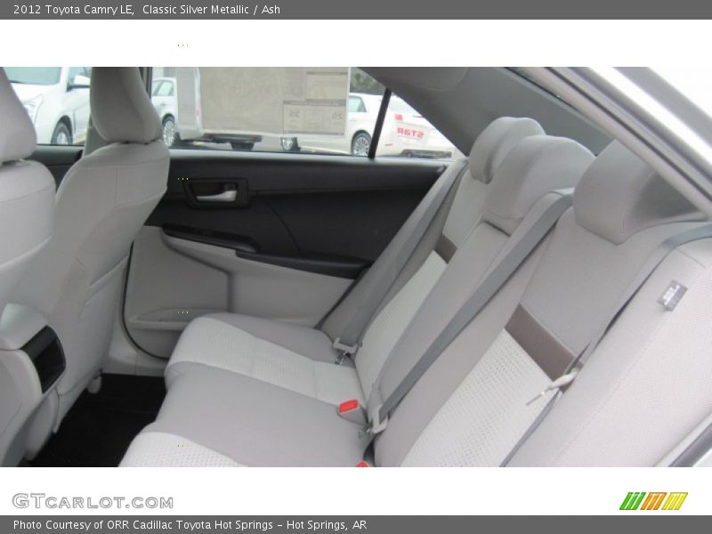 Classic Silver Metallic / Ash 2012 Toyota Camry LE