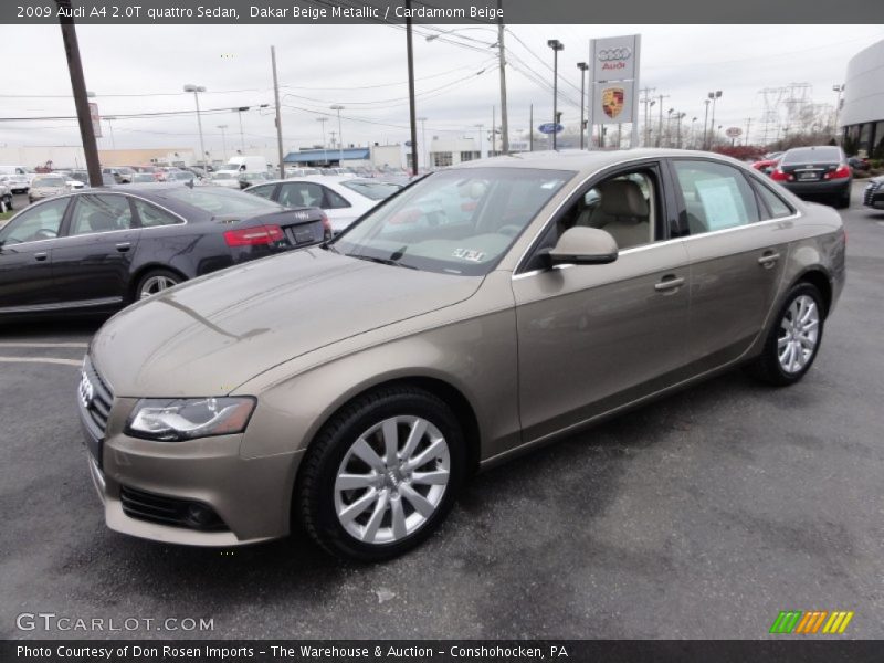 Dakar Beige Metallic / Cardamom Beige 2009 Audi A4 2.0T quattro Sedan