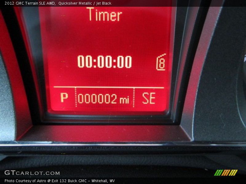 Quicksilver Metallic / Jet Black 2012 GMC Terrain SLE AWD