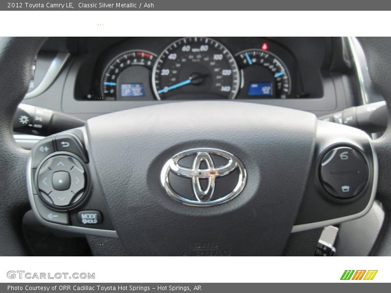 Classic Silver Metallic / Ash 2012 Toyota Camry LE