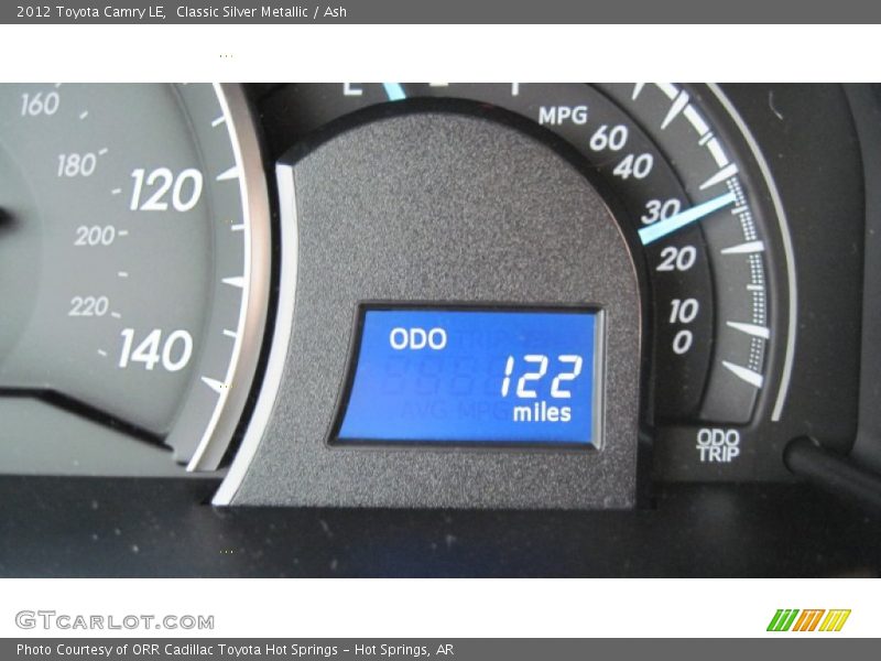 Classic Silver Metallic / Ash 2012 Toyota Camry LE