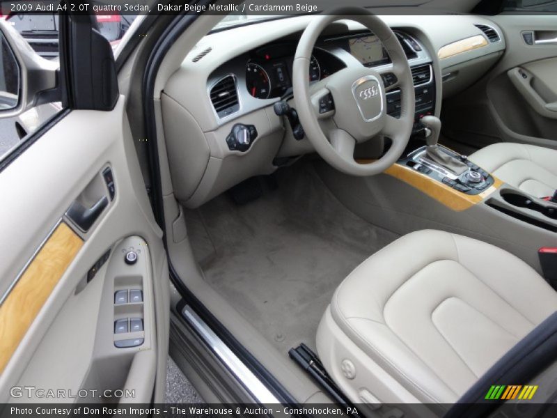  2009 A4 2.0T quattro Sedan Cardamom Beige Interior