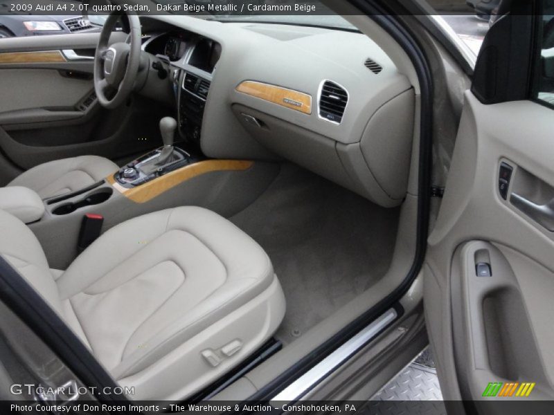 Dakar Beige Metallic / Cardamom Beige 2009 Audi A4 2.0T quattro Sedan