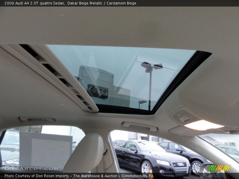Dakar Beige Metallic / Cardamom Beige 2009 Audi A4 2.0T quattro Sedan
