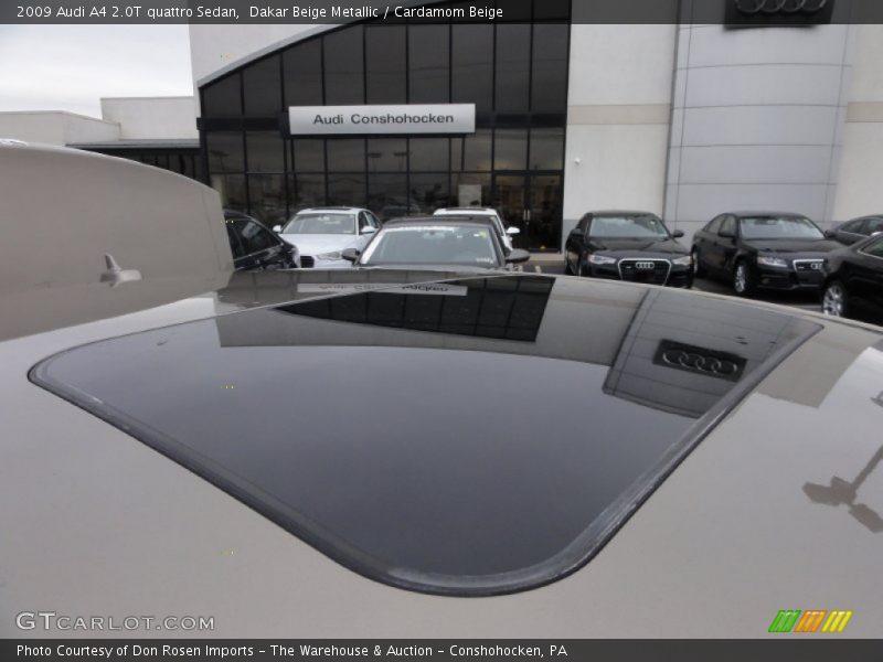 Dakar Beige Metallic / Cardamom Beige 2009 Audi A4 2.0T quattro Sedan