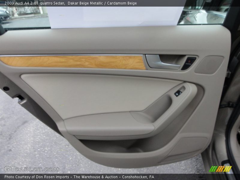 Dakar Beige Metallic / Cardamom Beige 2009 Audi A4 2.0T quattro Sedan