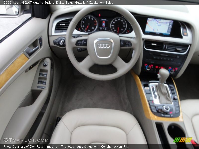 Dakar Beige Metallic / Cardamom Beige 2009 Audi A4 2.0T quattro Sedan