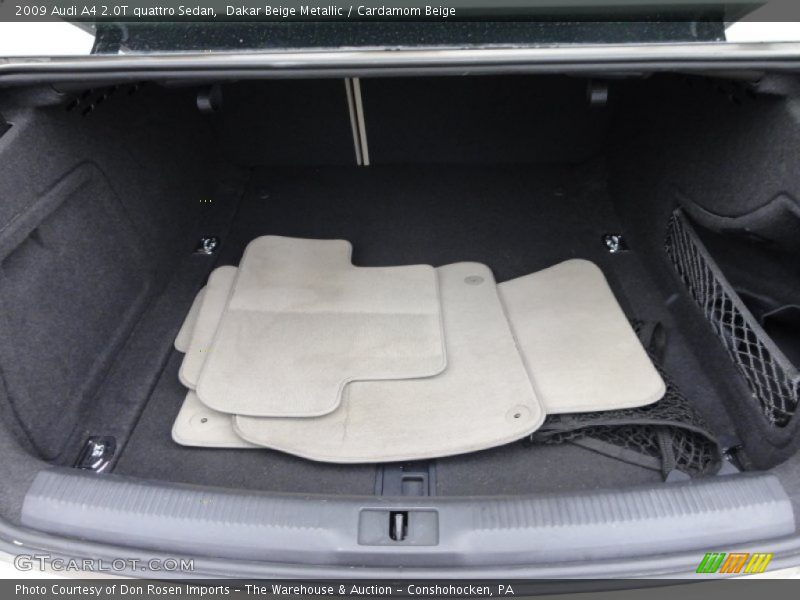 Dakar Beige Metallic / Cardamom Beige 2009 Audi A4 2.0T quattro Sedan