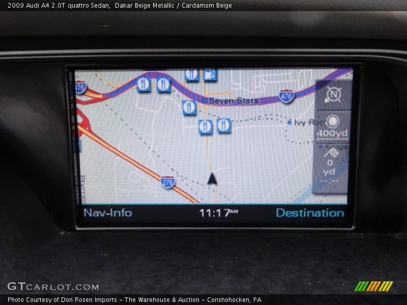 Navigation of 2009 A4 2.0T quattro Sedan