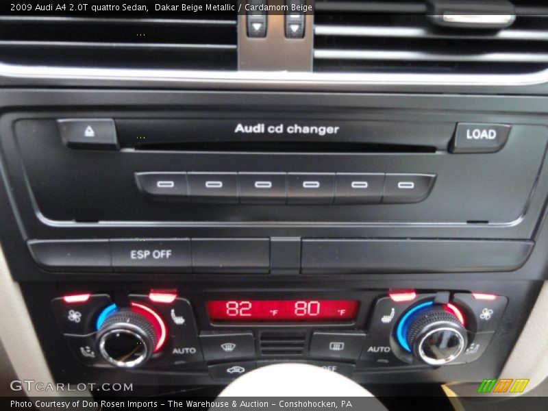Controls of 2009 A4 2.0T quattro Sedan