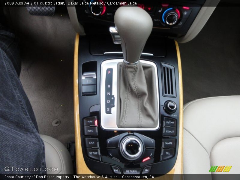  2009 A4 2.0T quattro Sedan 6 Speed Tiptronic Automatic Shifter