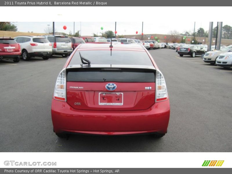 Barcelona Red Metallic / Bisque 2011 Toyota Prius Hybrid II