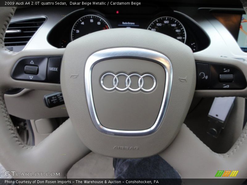 Dakar Beige Metallic / Cardamom Beige 2009 Audi A4 2.0T quattro Sedan