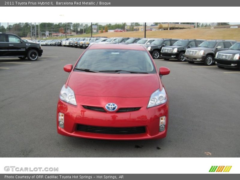 Barcelona Red Metallic / Bisque 2011 Toyota Prius Hybrid II