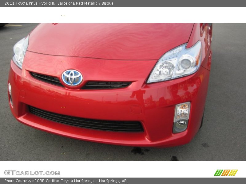 Barcelona Red Metallic / Bisque 2011 Toyota Prius Hybrid II