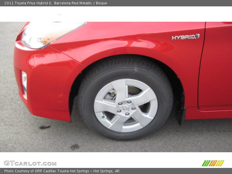 Barcelona Red Metallic / Bisque 2011 Toyota Prius Hybrid II