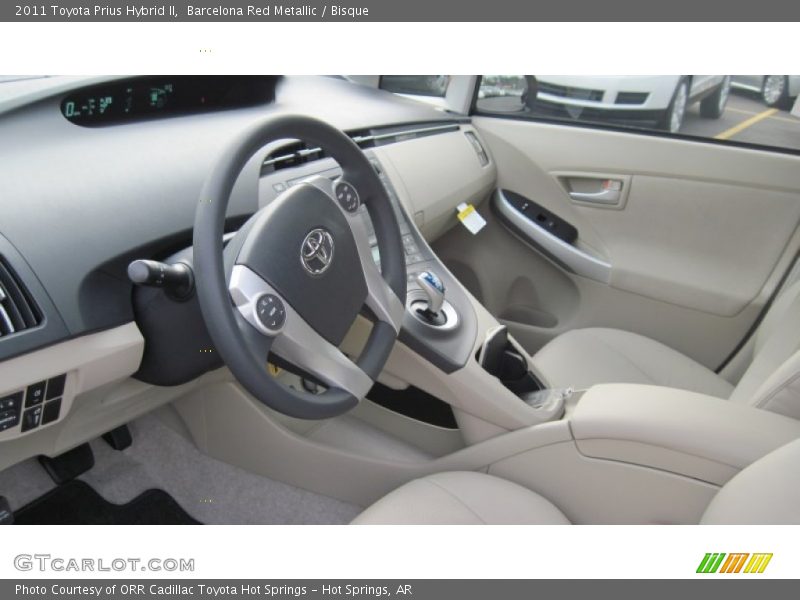 Barcelona Red Metallic / Bisque 2011 Toyota Prius Hybrid II