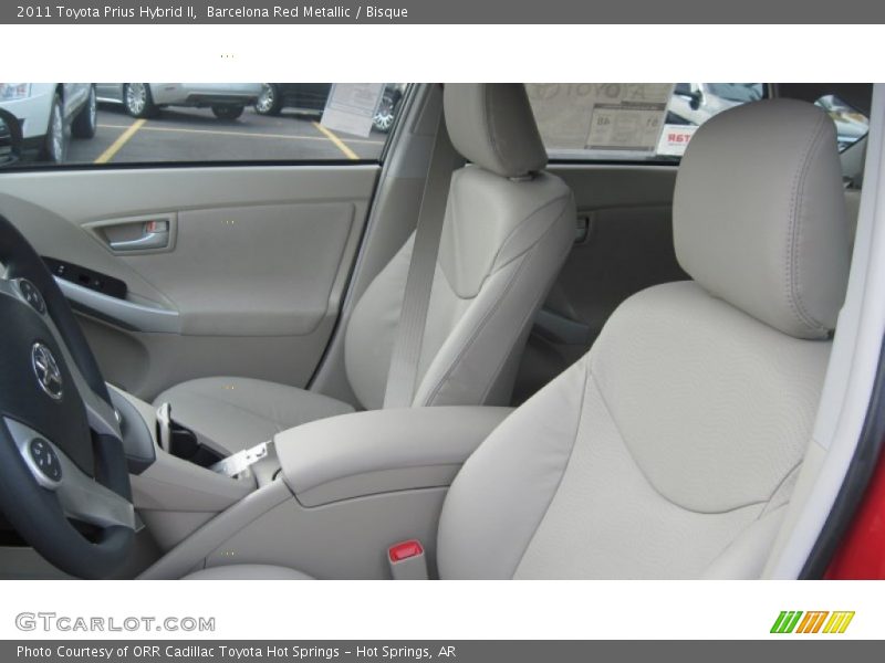 Barcelona Red Metallic / Bisque 2011 Toyota Prius Hybrid II
