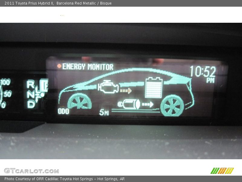 Barcelona Red Metallic / Bisque 2011 Toyota Prius Hybrid II