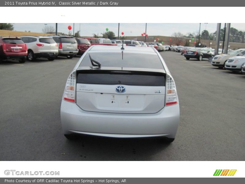 Classic Silver Metallic / Dark Gray 2011 Toyota Prius Hybrid IV