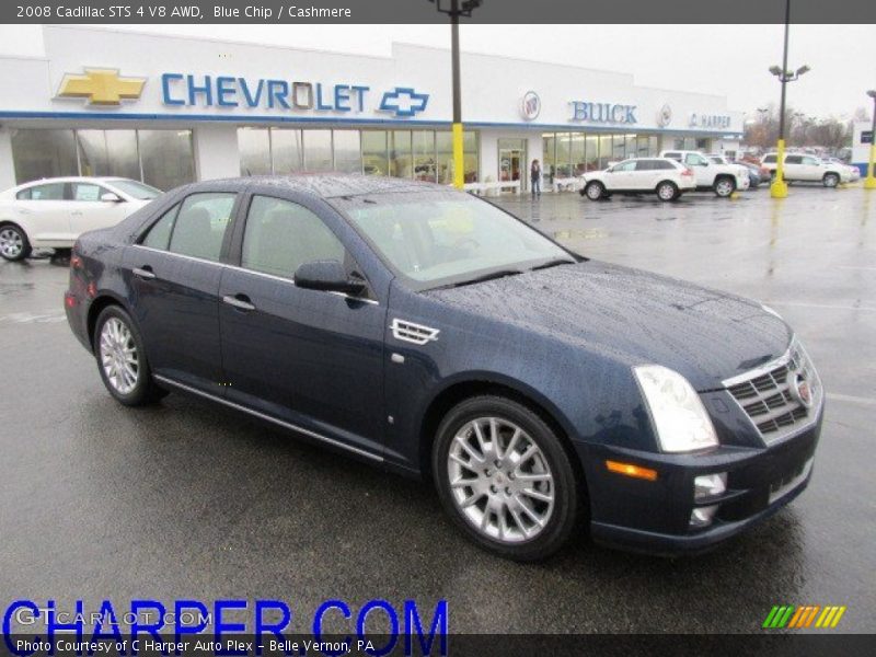 Blue Chip / Cashmere 2008 Cadillac STS 4 V8 AWD
