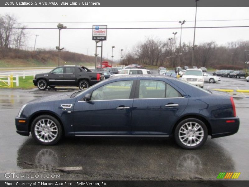 Blue Chip / Cashmere 2008 Cadillac STS 4 V8 AWD