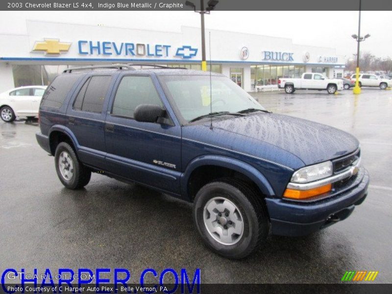 Indigo Blue Metallic / Graphite 2003 Chevrolet Blazer LS 4x4