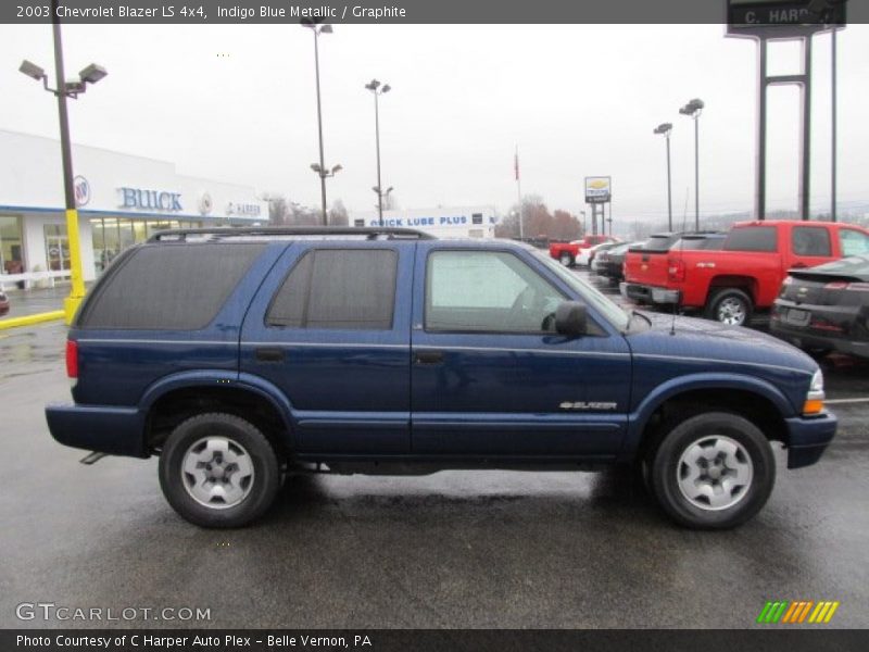 Indigo Blue Metallic / Graphite 2003 Chevrolet Blazer LS 4x4