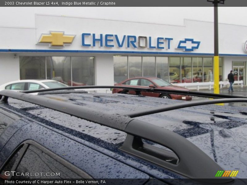 Indigo Blue Metallic / Graphite 2003 Chevrolet Blazer LS 4x4