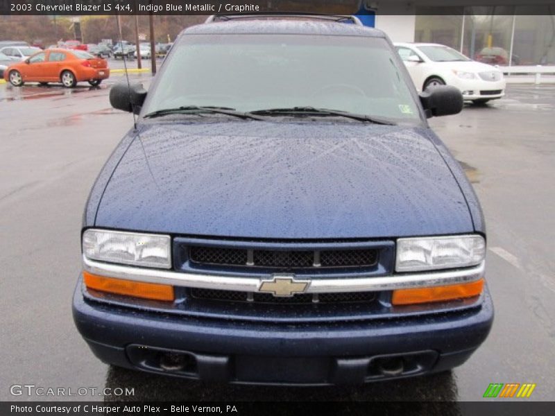 Indigo Blue Metallic / Graphite 2003 Chevrolet Blazer LS 4x4