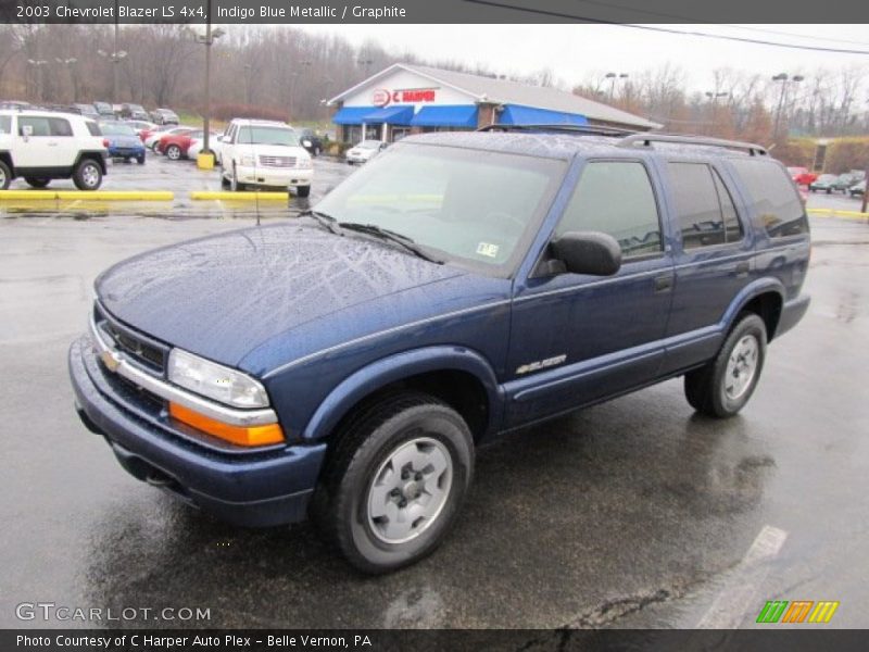 Indigo Blue Metallic / Graphite 2003 Chevrolet Blazer LS 4x4
